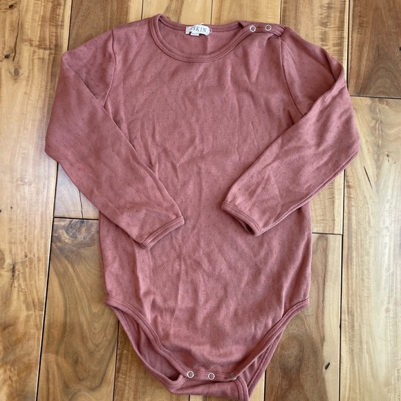 Sisken Other - Organic Cotton Pointelle Onesie/Body Suit NWOT
